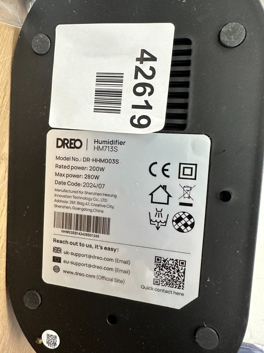 Dreo Cool Humidifier HM713s