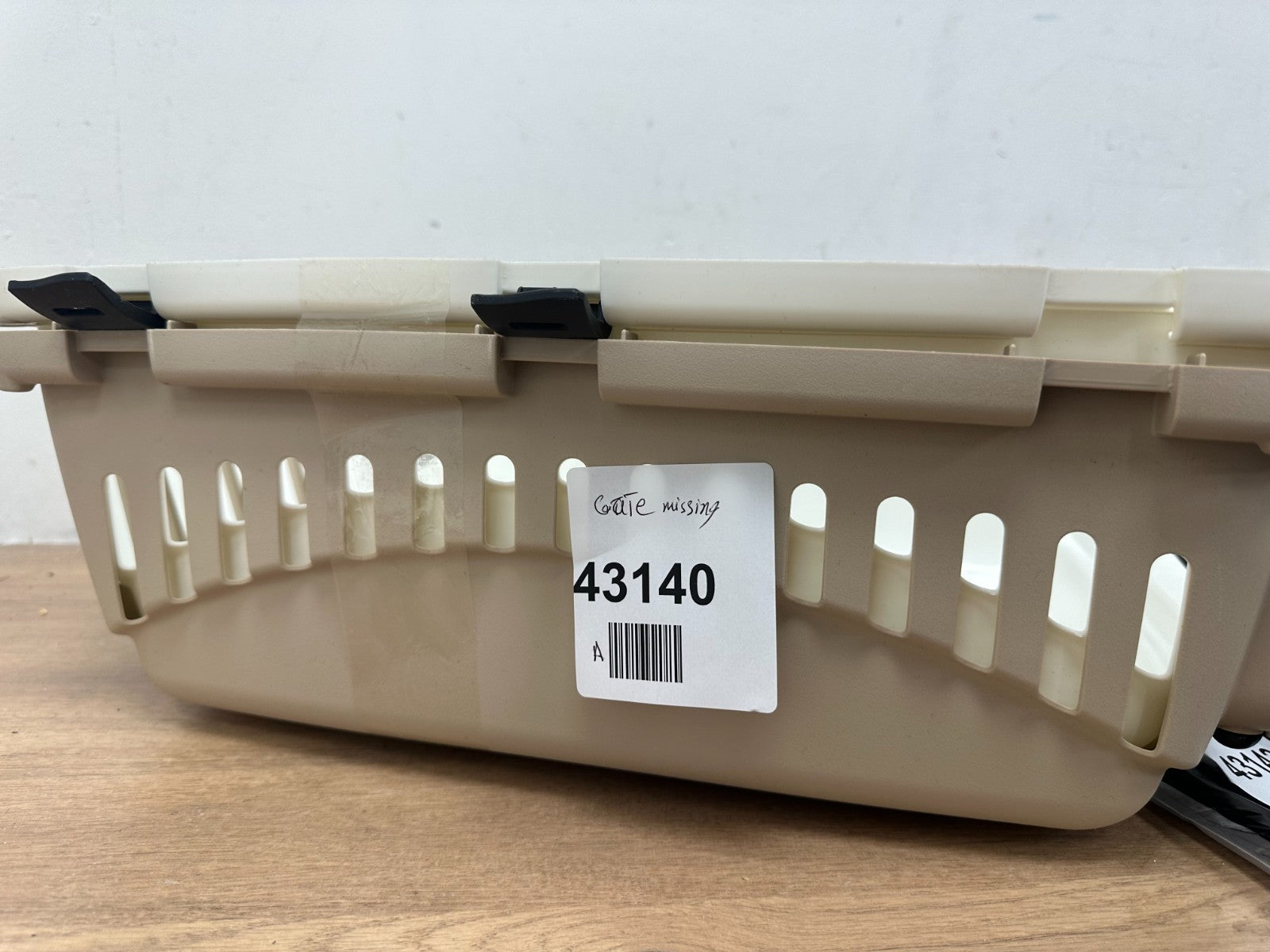 Kerbl Pet Carrier Transport Box 45x30x30 cm Cream Taupe for Small Animals