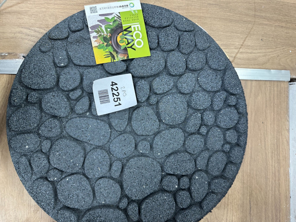 Eco-Friendly Garden Stepping Stones - River Rock - Grey