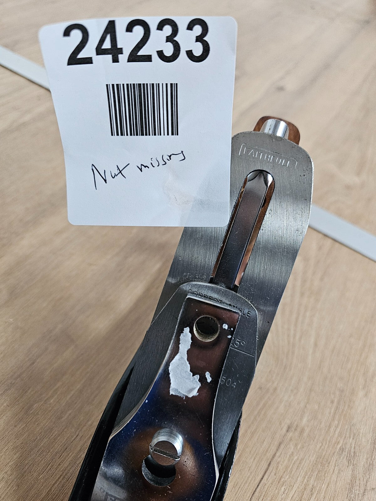 Faithfull manual planer