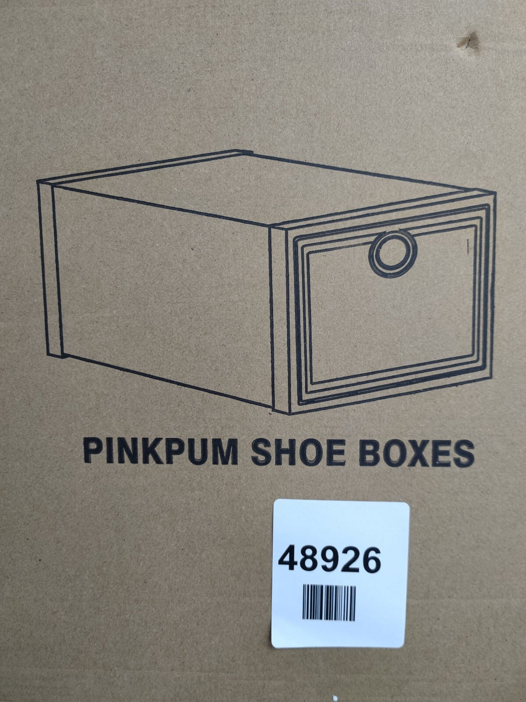 Pinkpum shoe boxes clear plastic