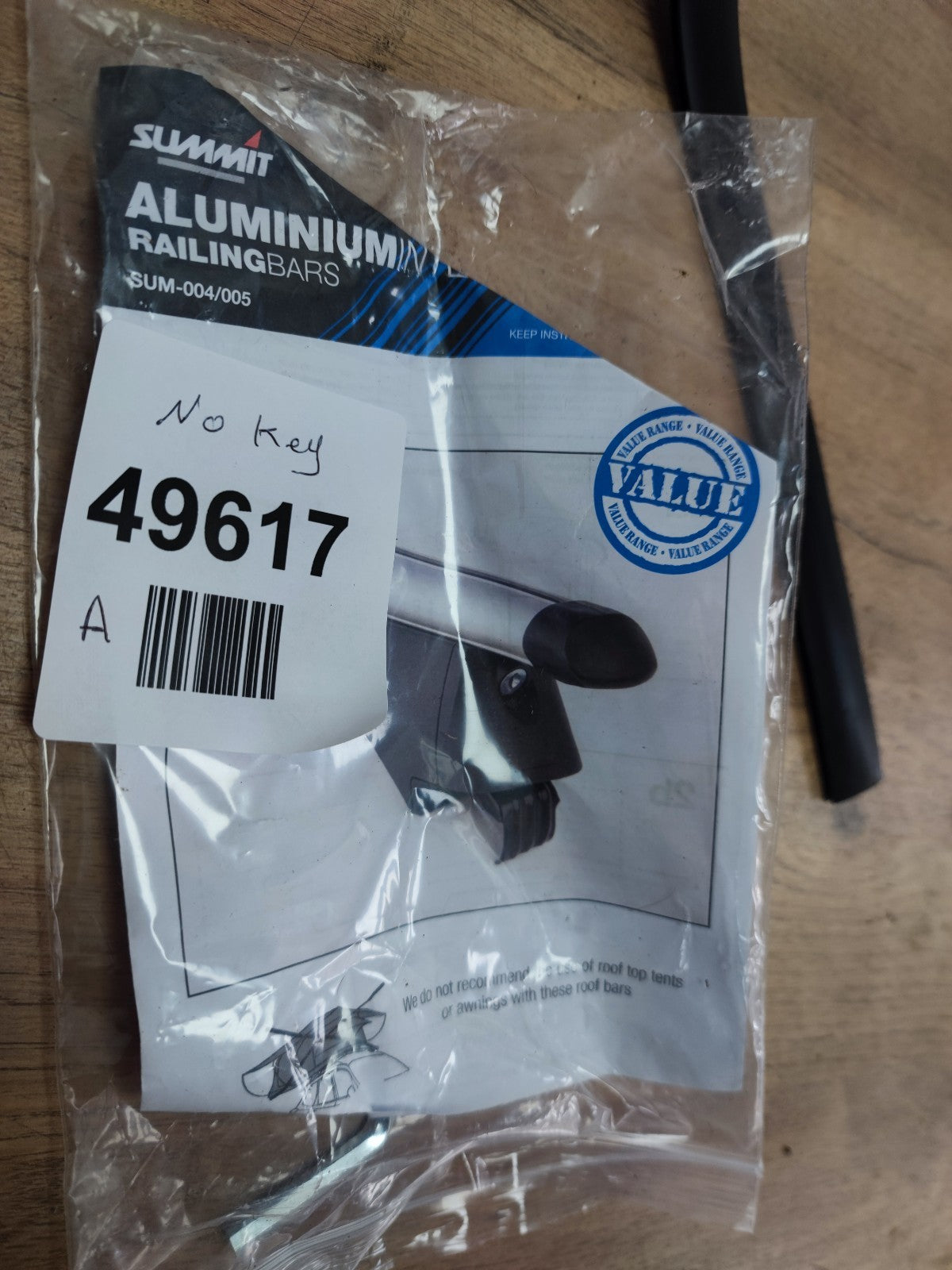 Summit SUM-004 Railing Roof Bars Aluminium Locking- No key — New (other) (photo 4)