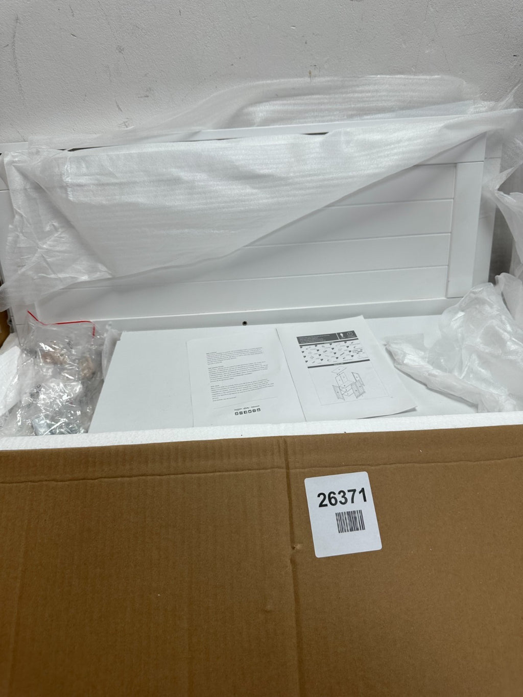 Bathroom Wall Cabinet 2 Door - White