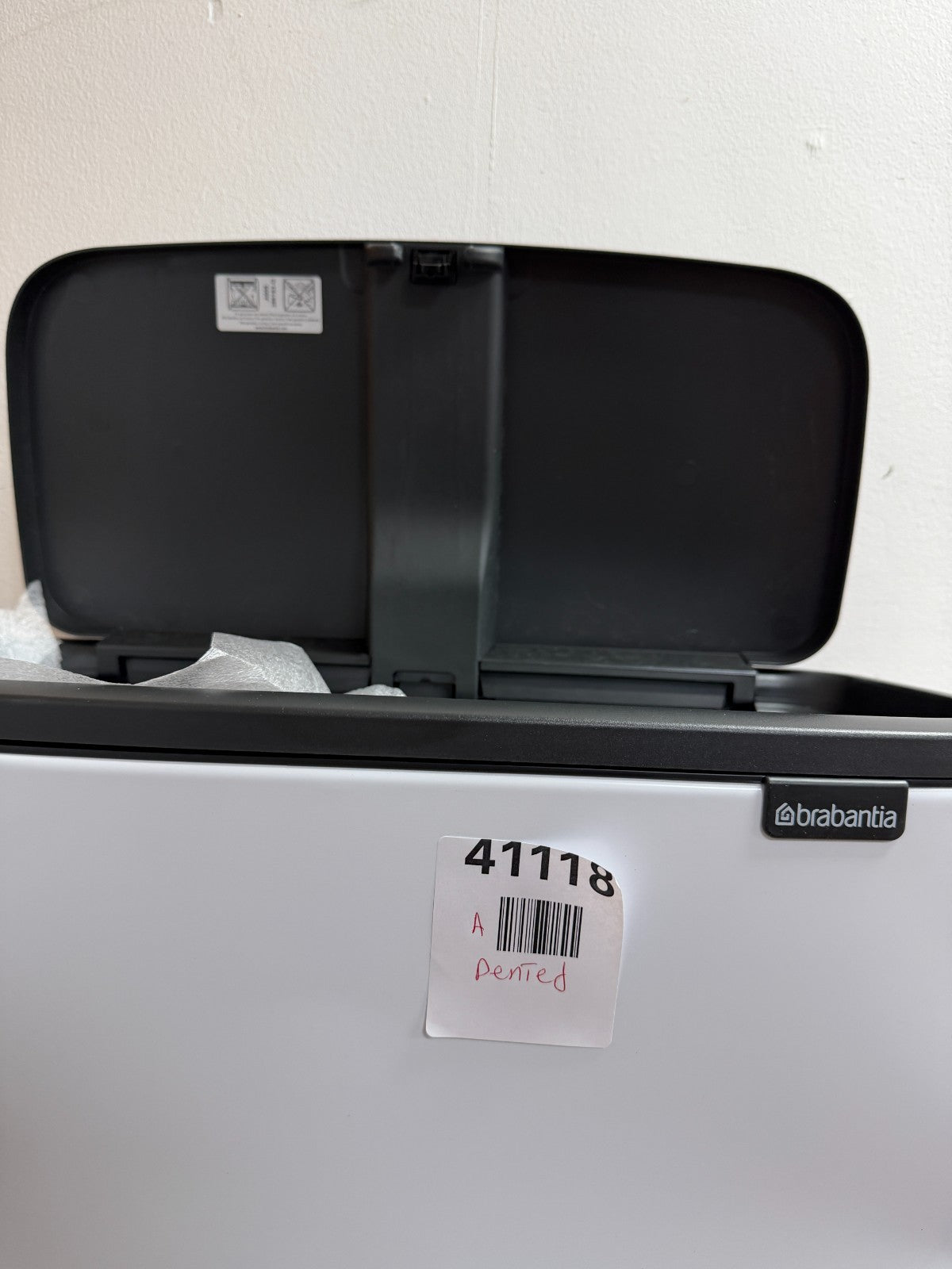 Brabantia Bo Touch Bin Hi - White