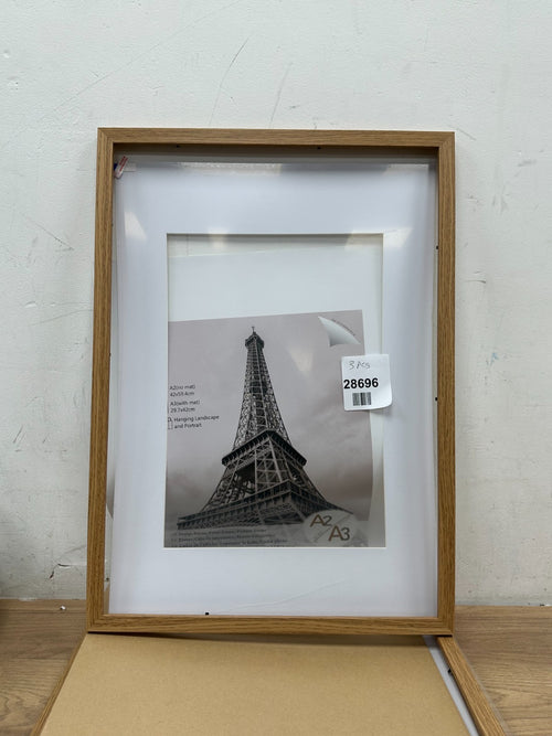 A3 Oak Photo Frames X3 Natural Wood