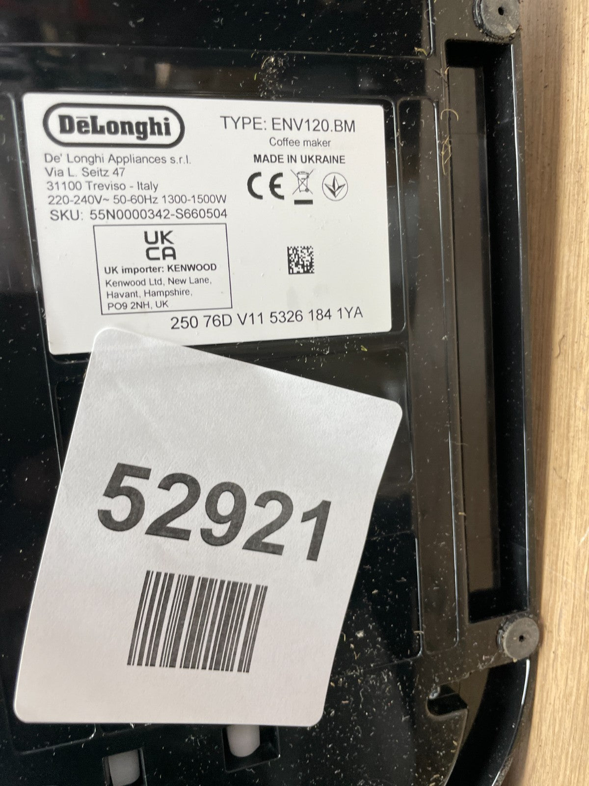 Nespresso De'Longhi Vertuo Next ENV 120.BM Coffee Capsule Machine