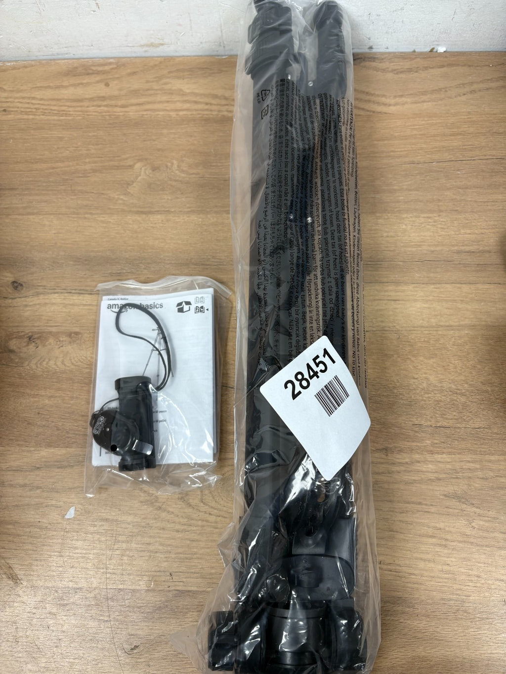 Amazon Basics 360 inch Phone and Camera Tripod with Bag