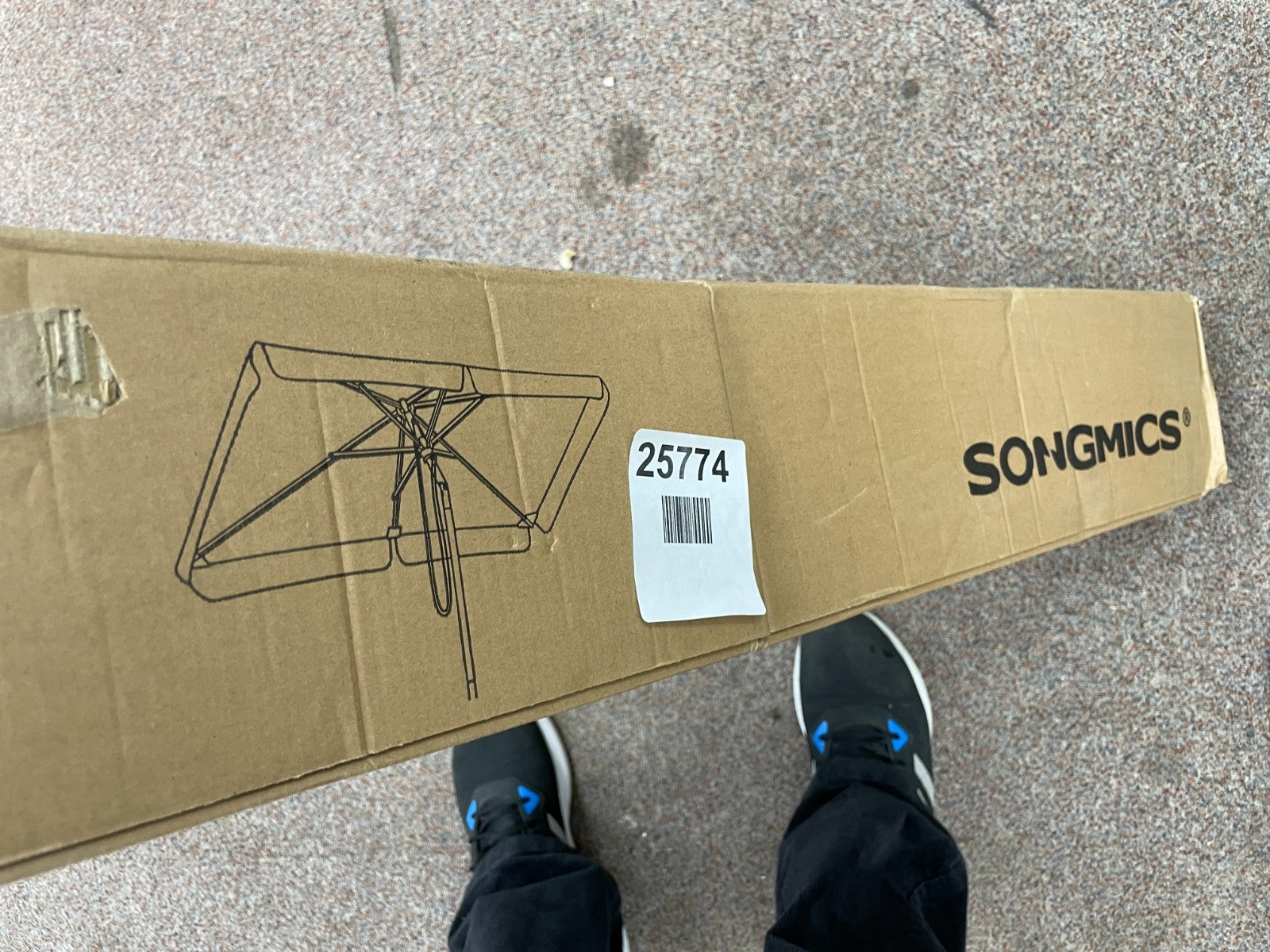 Songmics patio umbrella