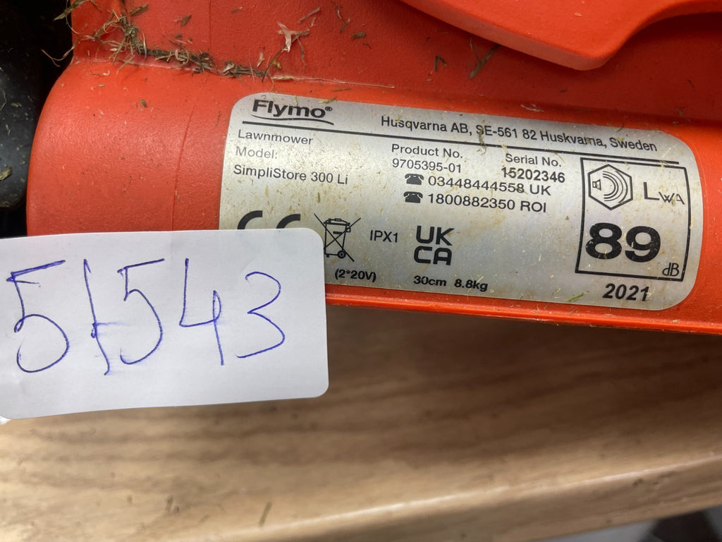 Flymo SimpliStore 300 Li Cordless Lawnmower - BARETOOL — Used (photo 11)