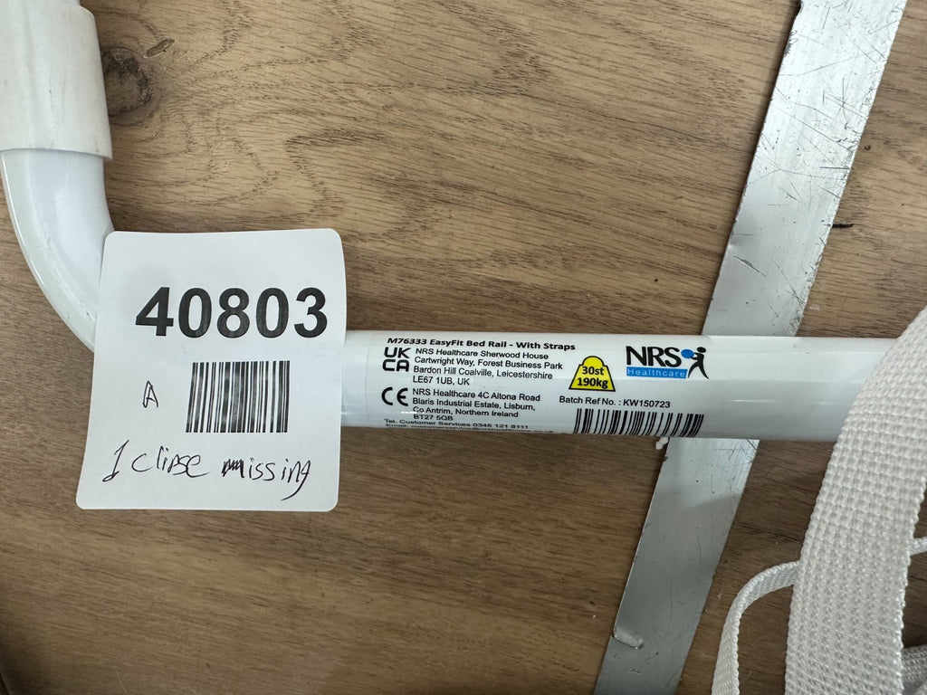 Nrs Healthcare M76333 Easyfit Bed Rail with straps