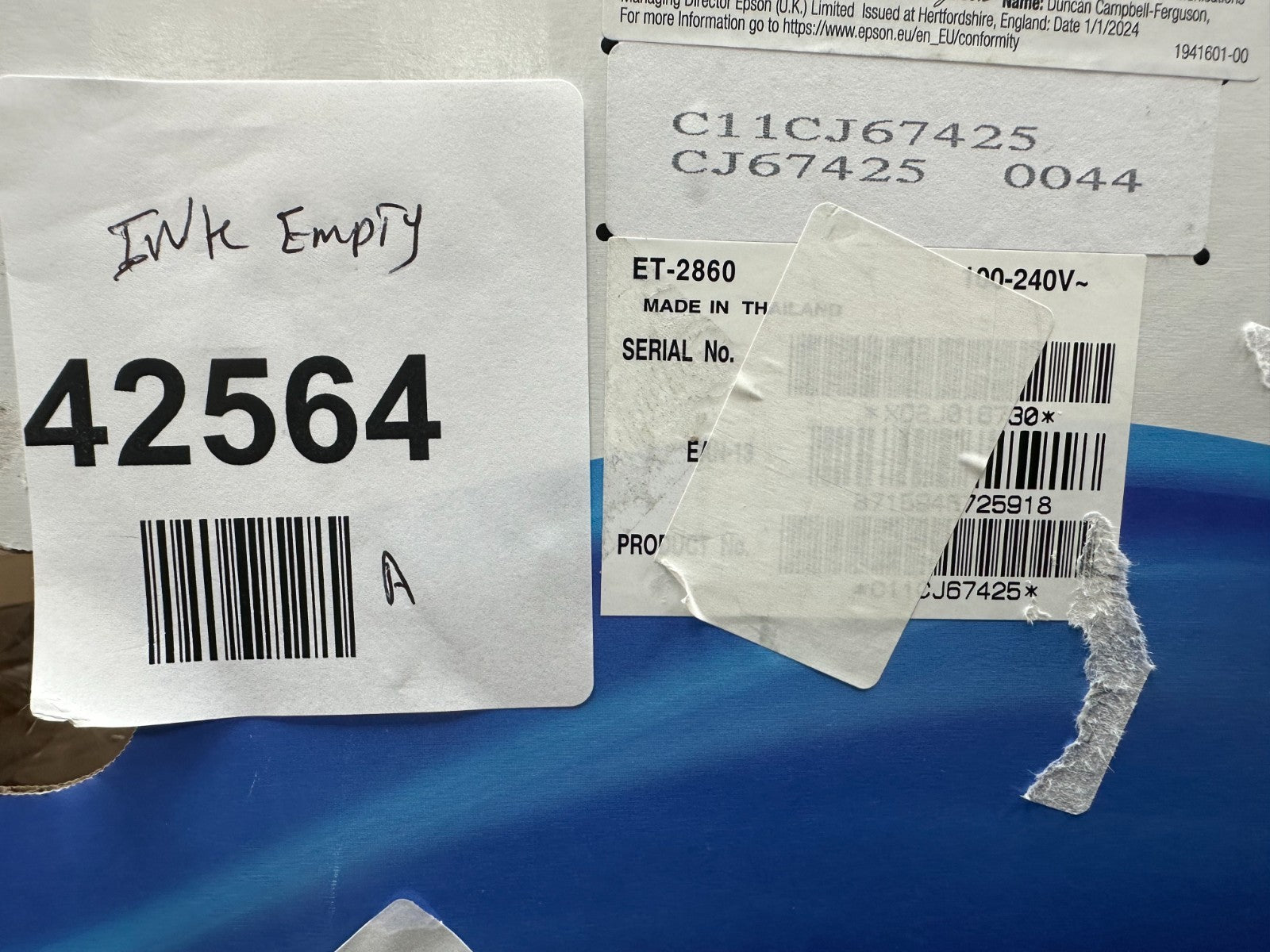Epson EcoTank ET-2860 - Read Description — New (other) (photo 8)