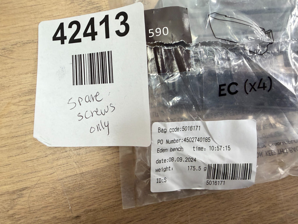 Eden bench screws