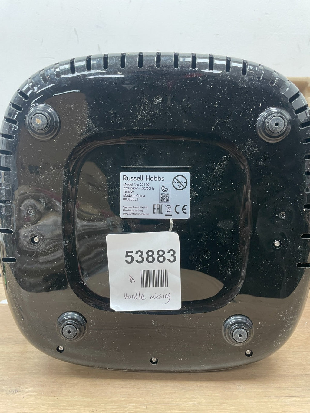 Russell Hobbs SatisFry Family Rapid Digital Air Fryer 8L Model 27170