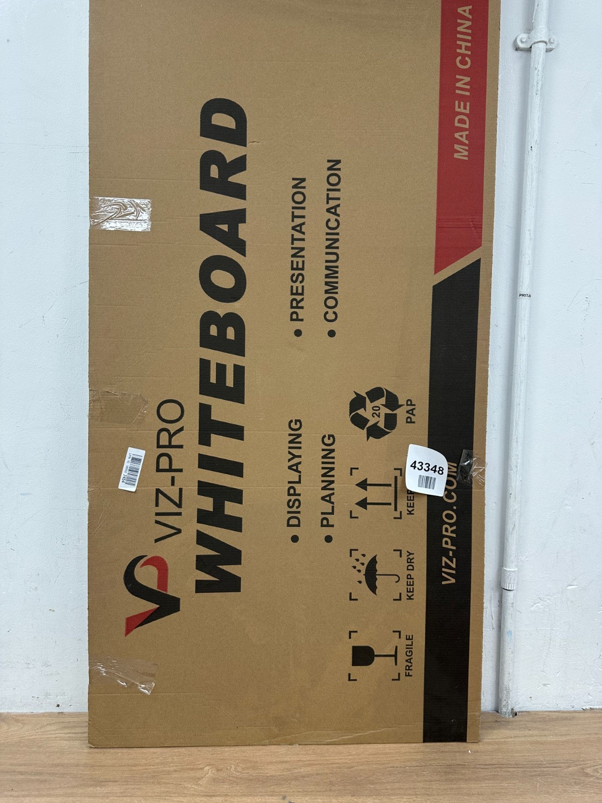 Dry Wipe Magnetic Whiteboard, Silver Aluminum Frame 120 x 60 cm