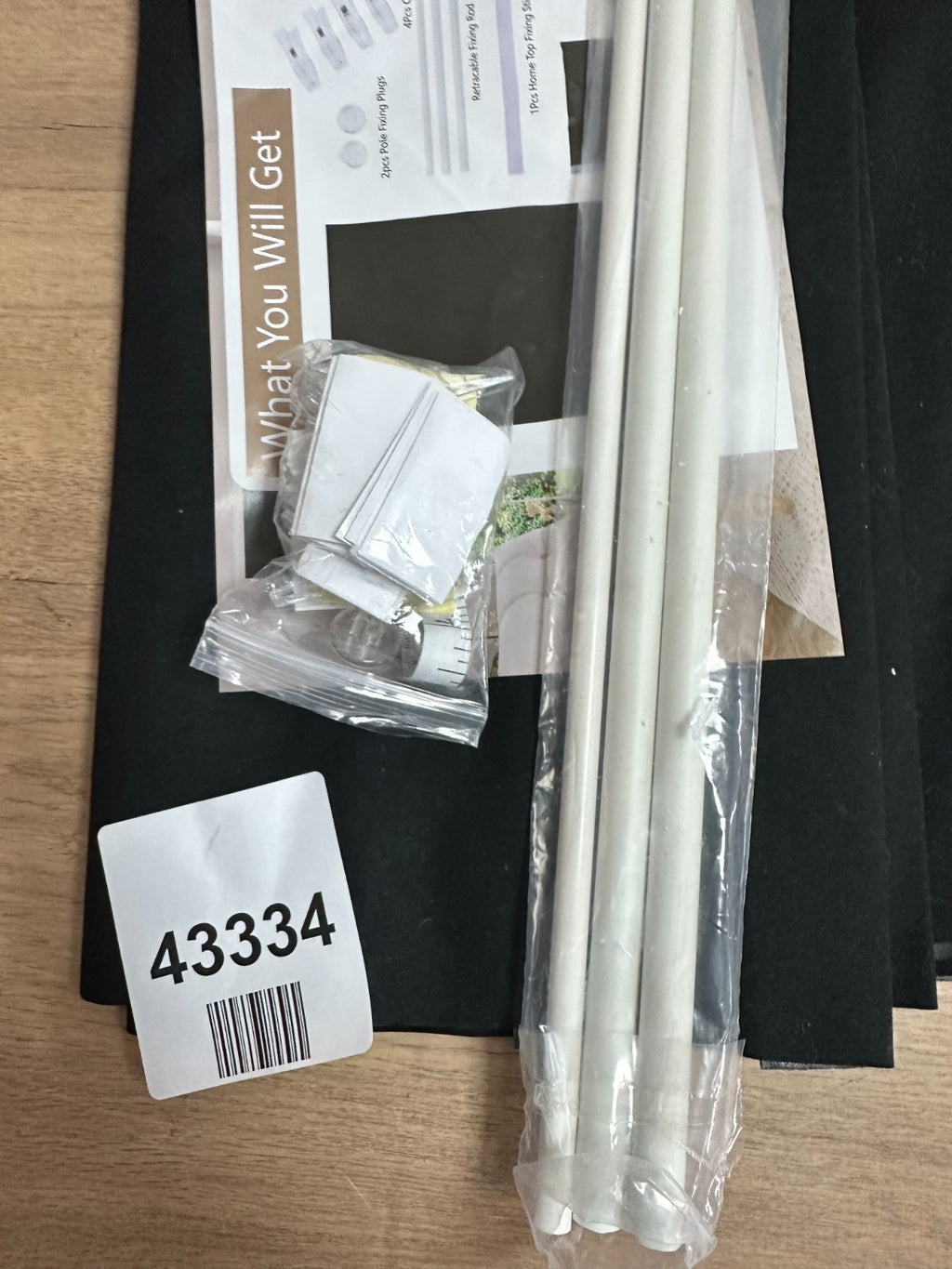 Black Maritown Blackout Roller Blinds Stick on Blinds Window Roller No Drilling