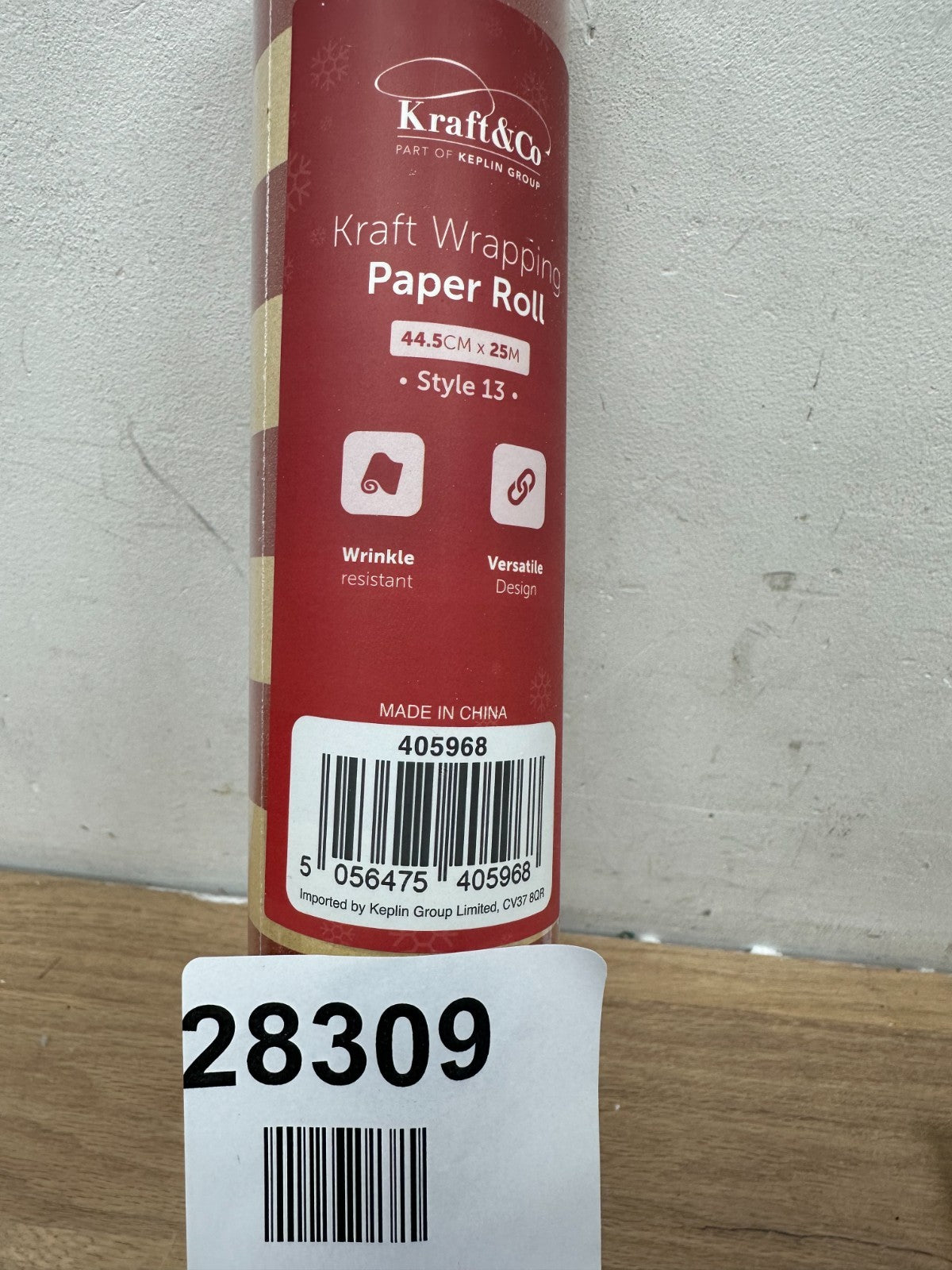 Kraft & Co kraft wrapping paper roll style 13