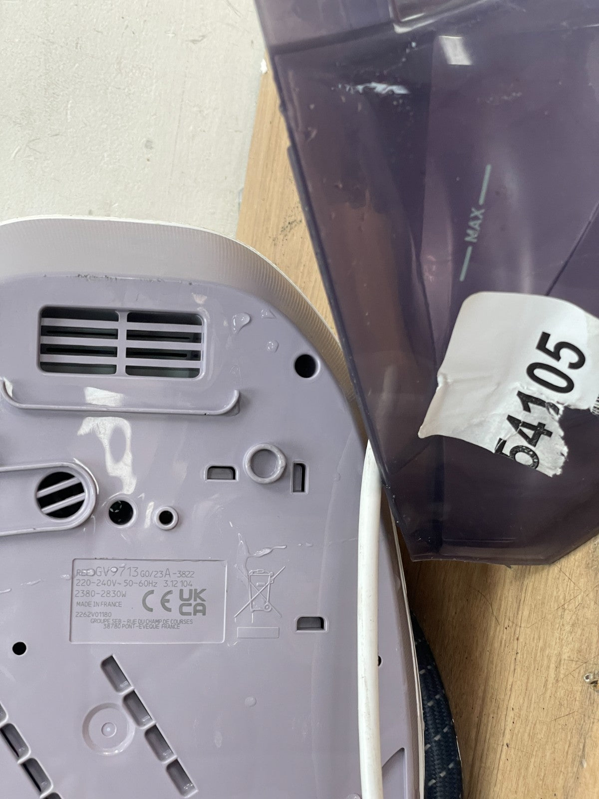 Tefal GV9713 Pro Express Ultimate II Corded 1.2L Steam Generator Iron — Used (photo 5)