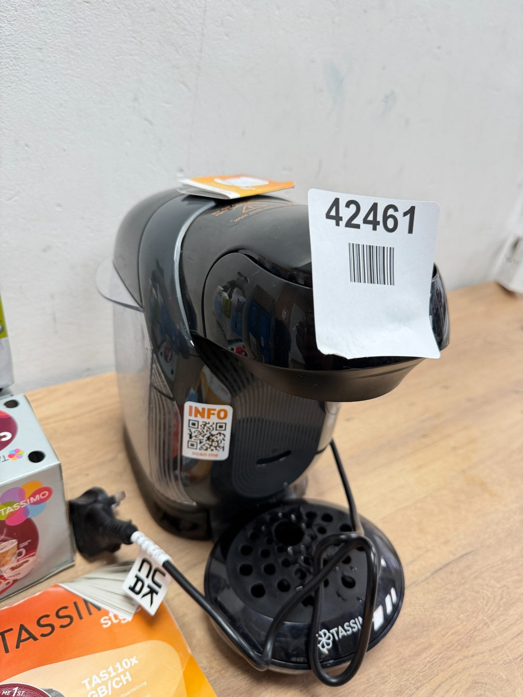 Tassimo Style Coffee Pod Machine The Compact One TAS110x