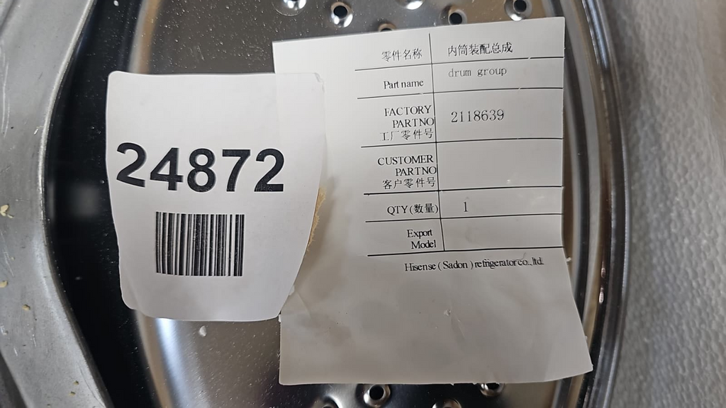 Hisense Washing Machine Drum Assembly HK2118639 — New (other) (photo 6)