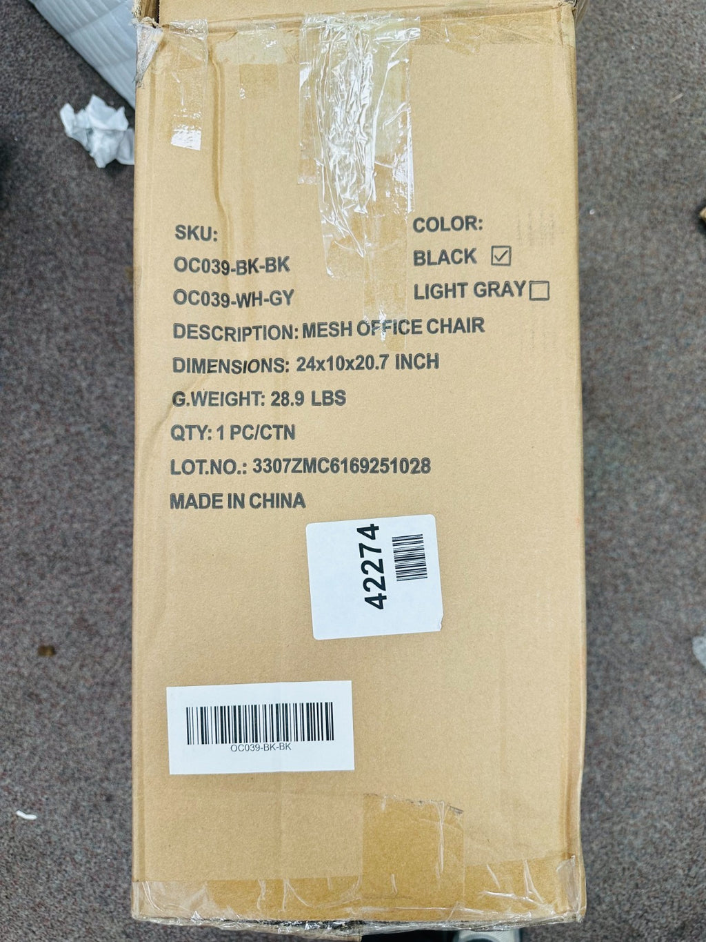 Farini Office Chair Ergonomic Desk Chair, High Back Computer Chair with Wheels
