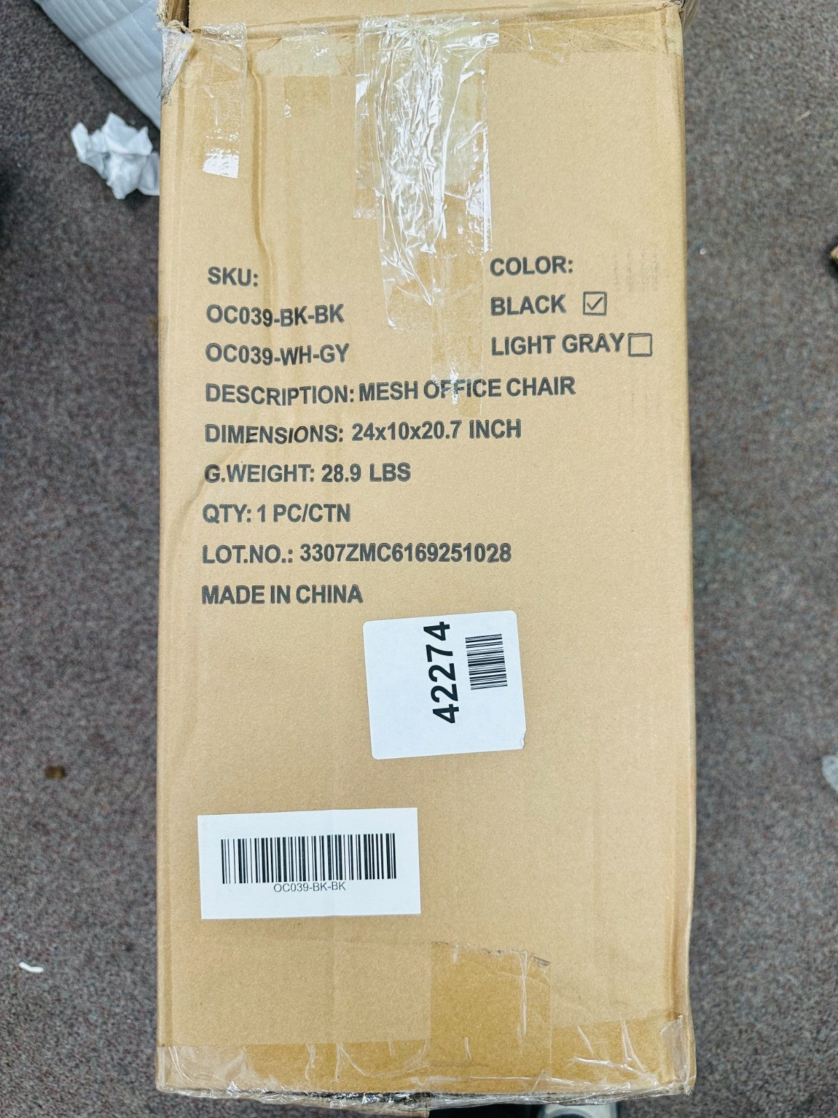 Farini Office Chair Ergonomic Desk Chair, High Back Computer Chair with Wheels