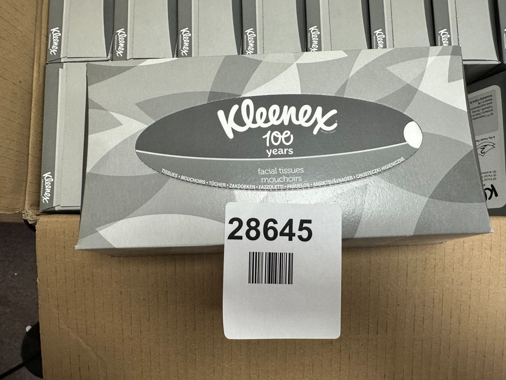 Kleenex® Facial Tissues 8815 - 2 Ply Boxed Tissues - 40 Flat Tissue Boxes x 100