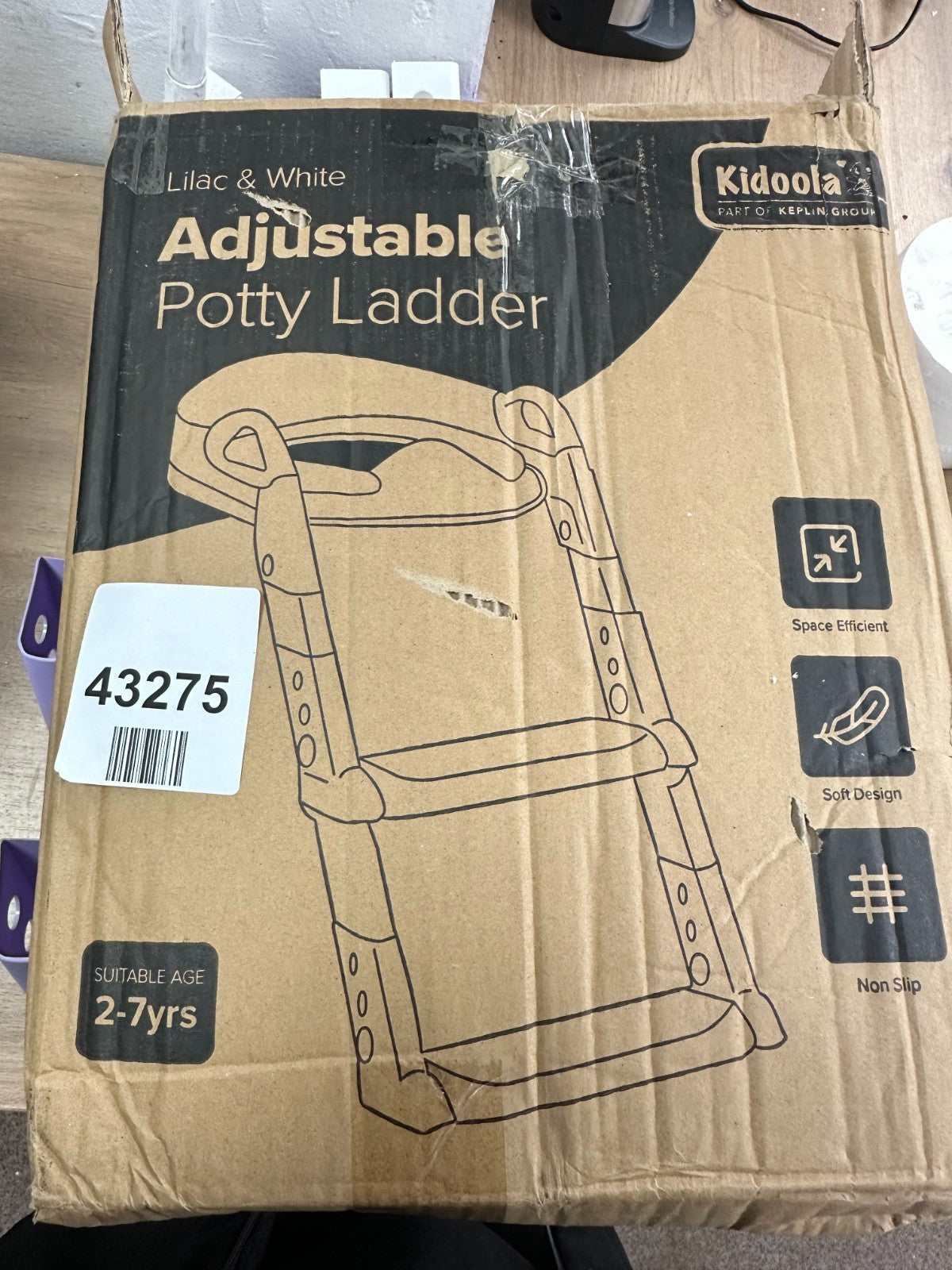 Potty Training Ladder Adjustable Height Soft Cushioned Seat