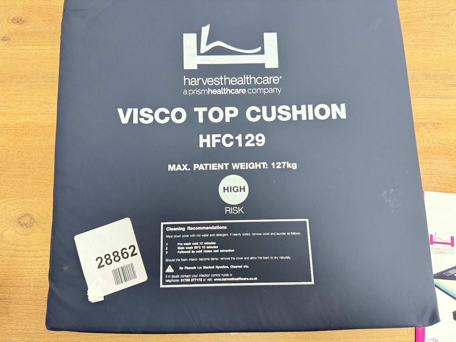 New Harvest Healthcare HFC129 Visco Top pressure relief cushion High Risk