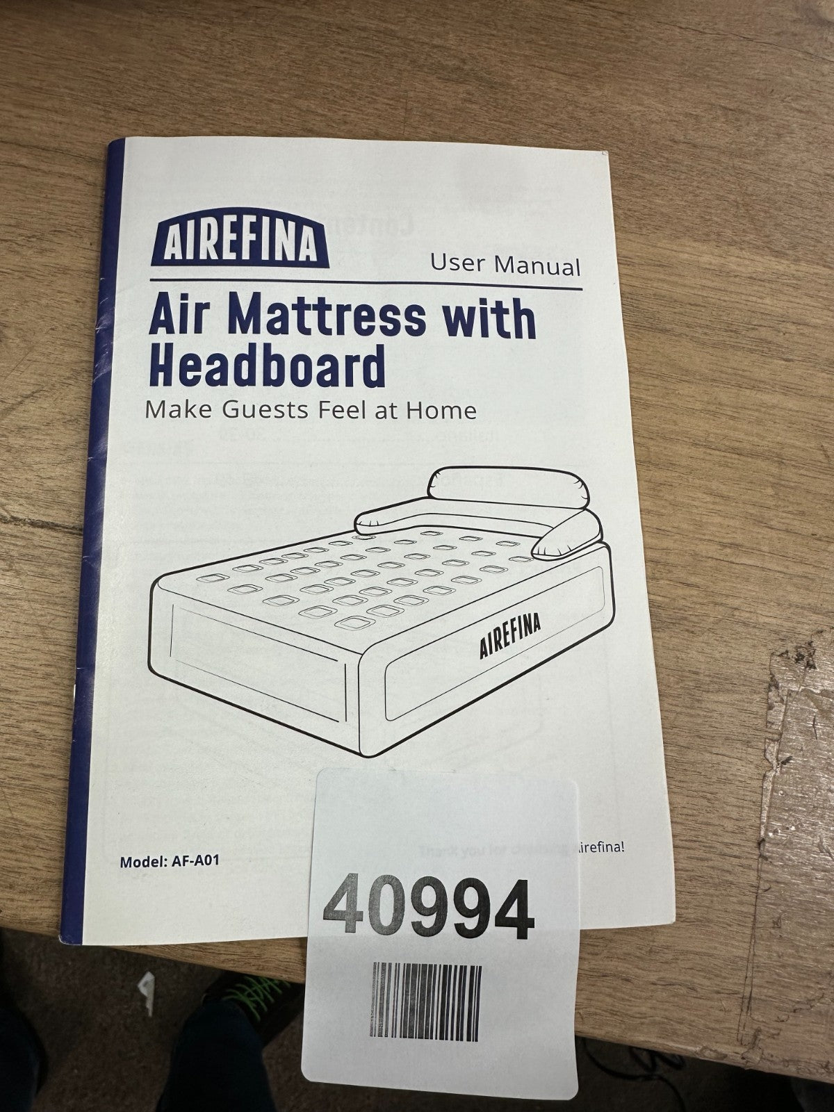 Airefina Air Mattress with Headboard