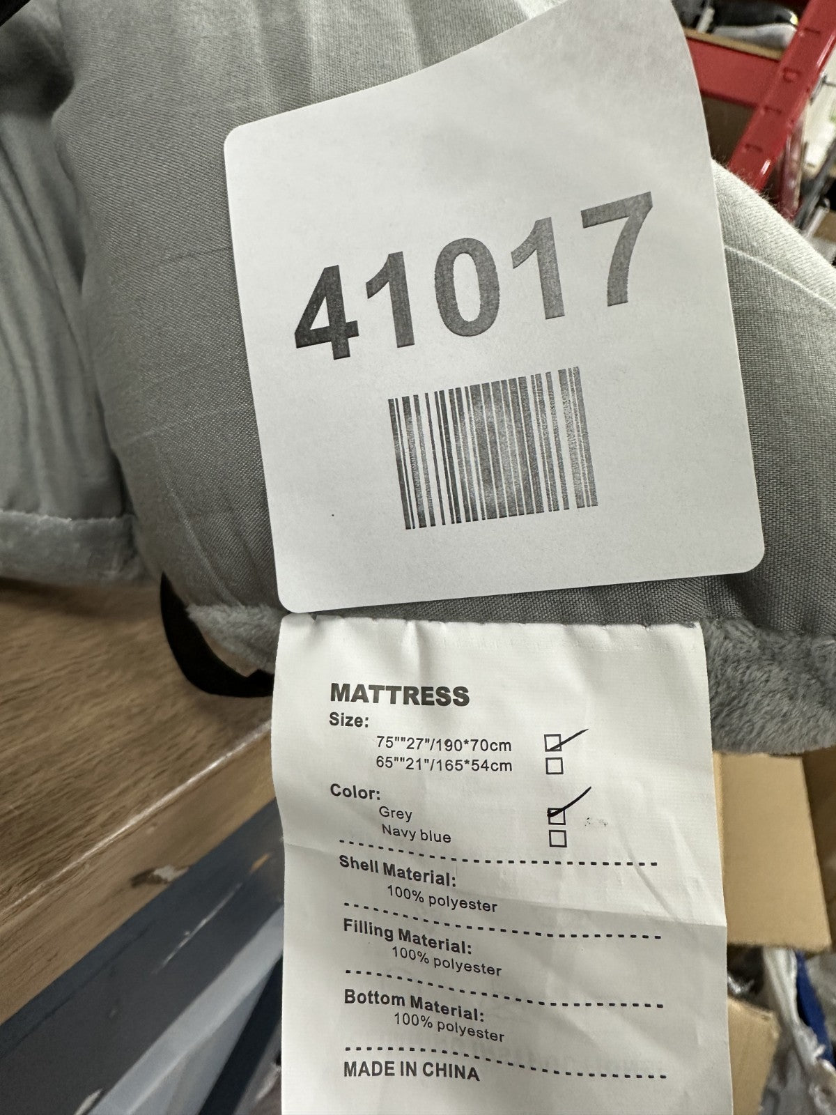 Mattress topper 190 x70 cm