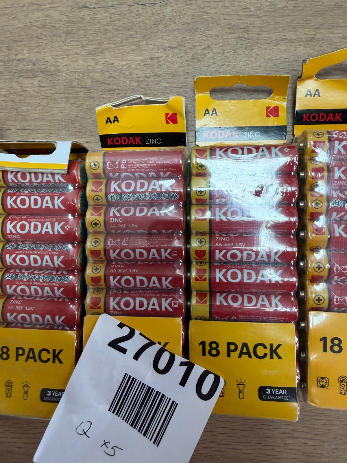Kodak AA Alkaline Battery 18pack