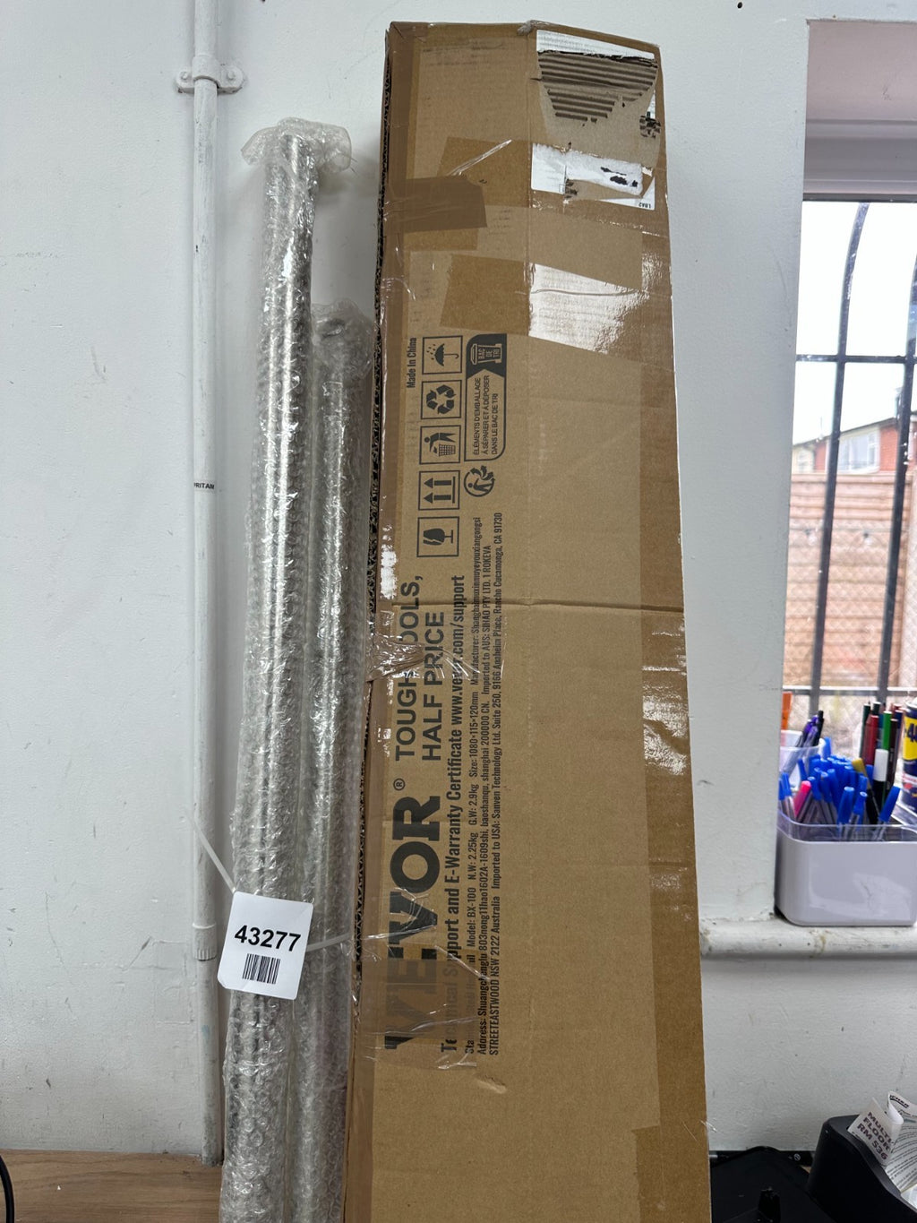 VEVOR Adjustable Stair Handrail - Stainless Steel