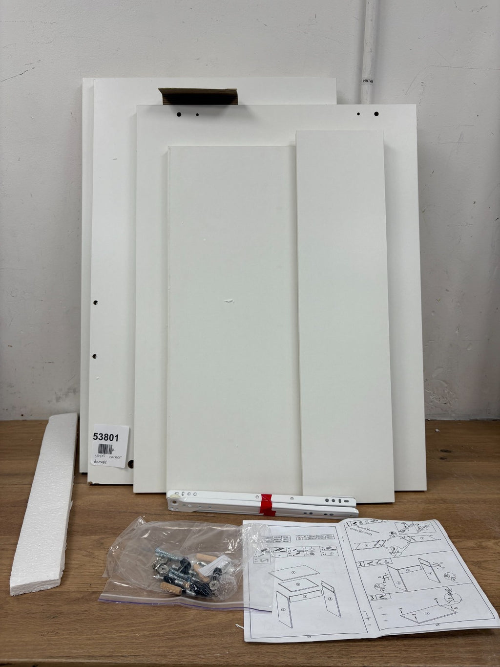Computer Desk Shefa Line LUNA 68x50 cm White — Used (photo 2)