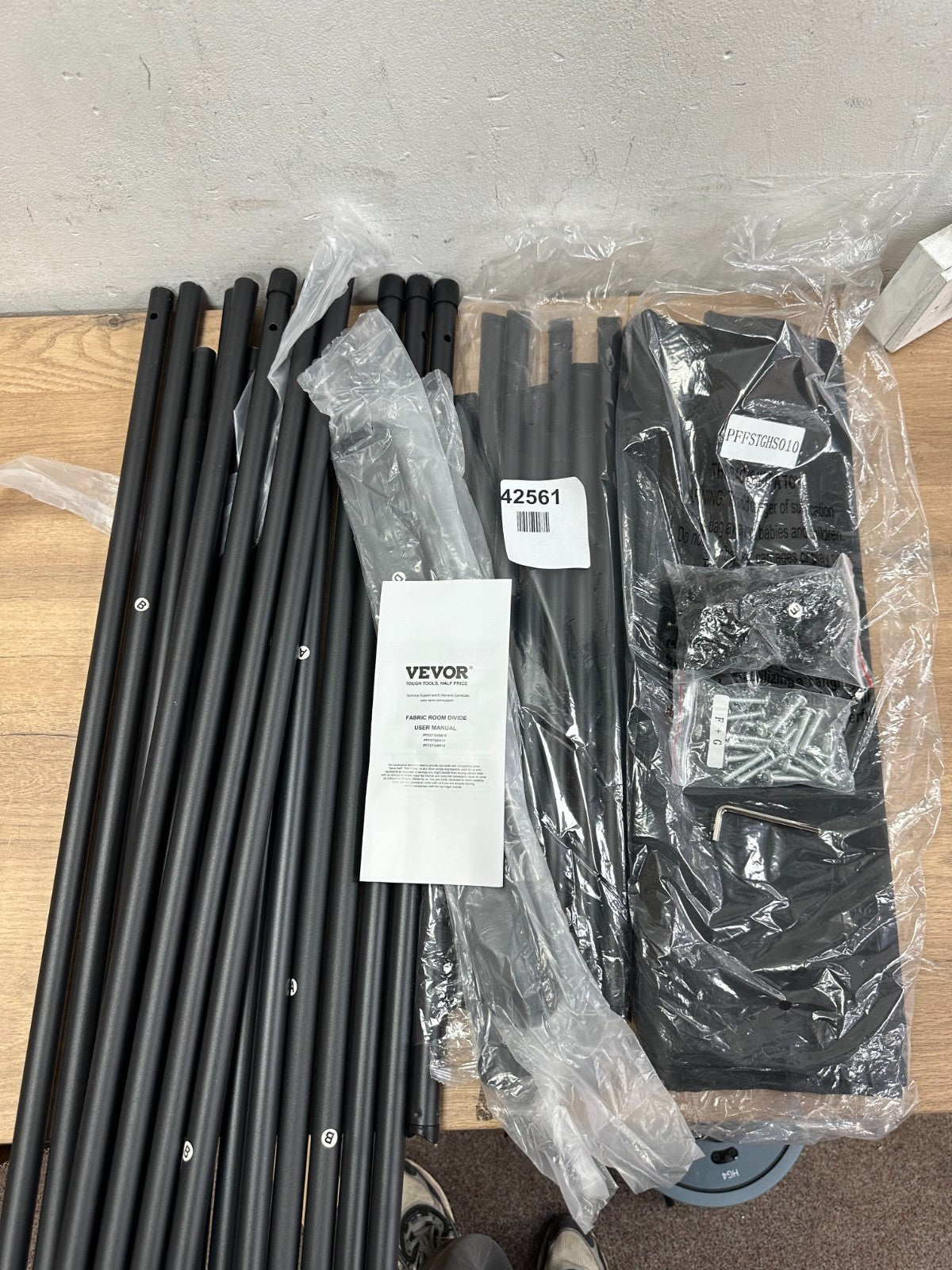 Vevor fabric room divide PFFSTGHS010