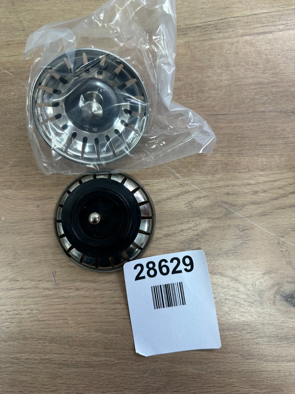 Ibergrif 2pc Kitchen Sink Plug Strainer Stainless Steel Universal M34351-2