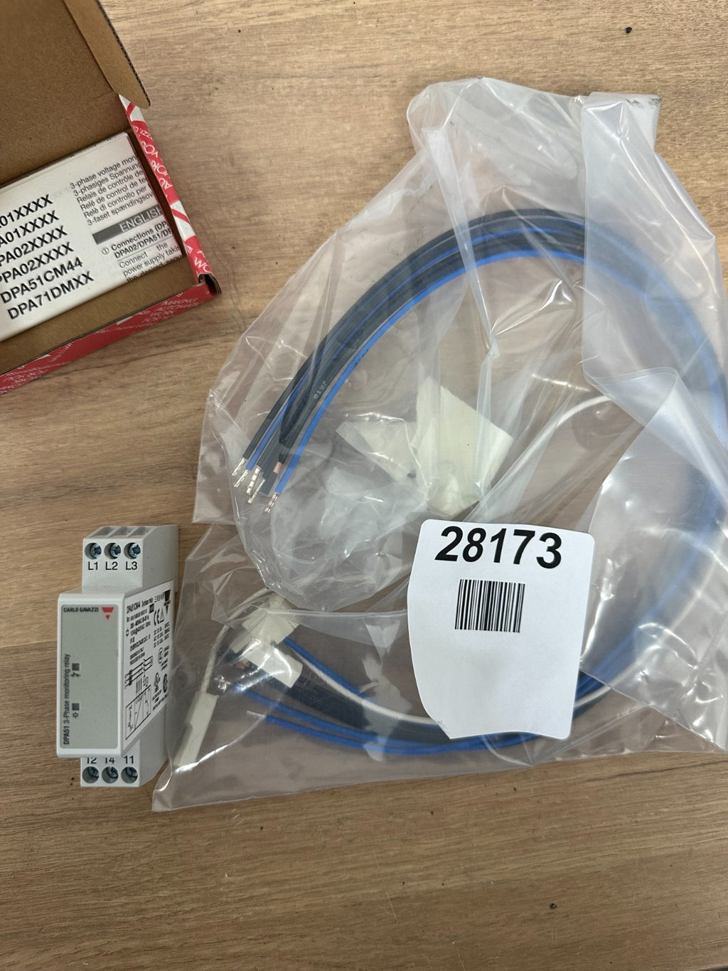 CARLO GAVAZZI DPA51CM44 3-Phase Monitoring Relay 208-480VAC