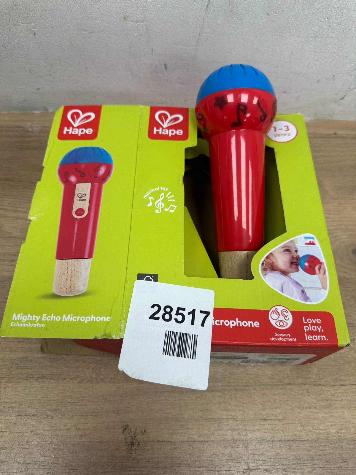 Hape Mighty Echo Microphone Musical Baby Toddler Toys