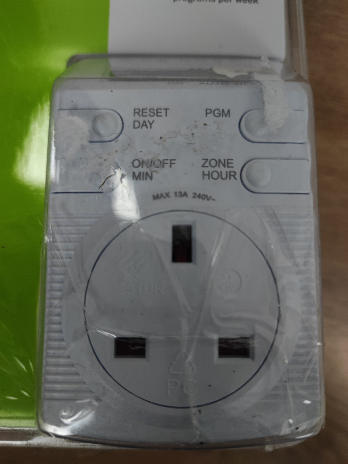 Diall 7 day mini programmable digital timer