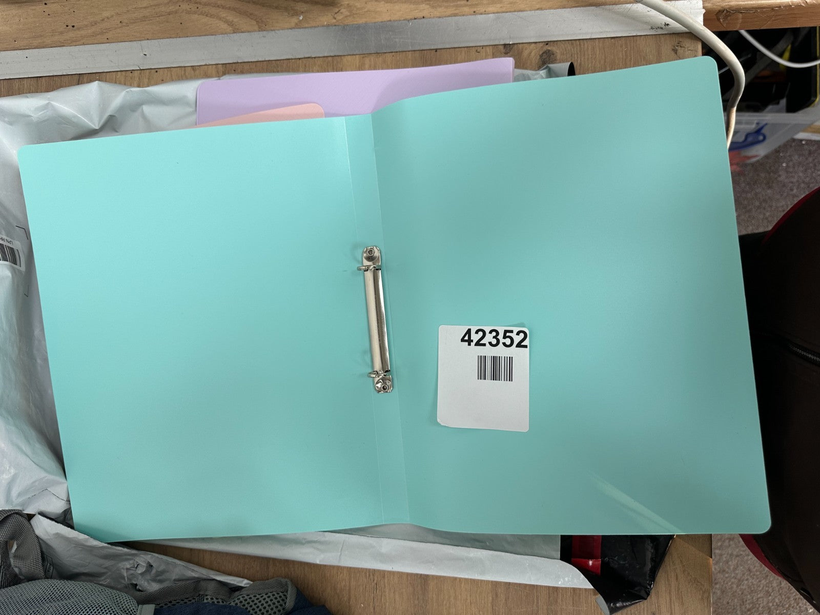 Oxford A4 Ring Binder Pastel (Pack of 3)