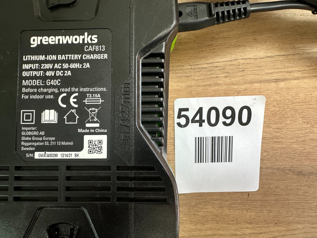 Greenworks CAF813 Battery charger — Used (photo 5)