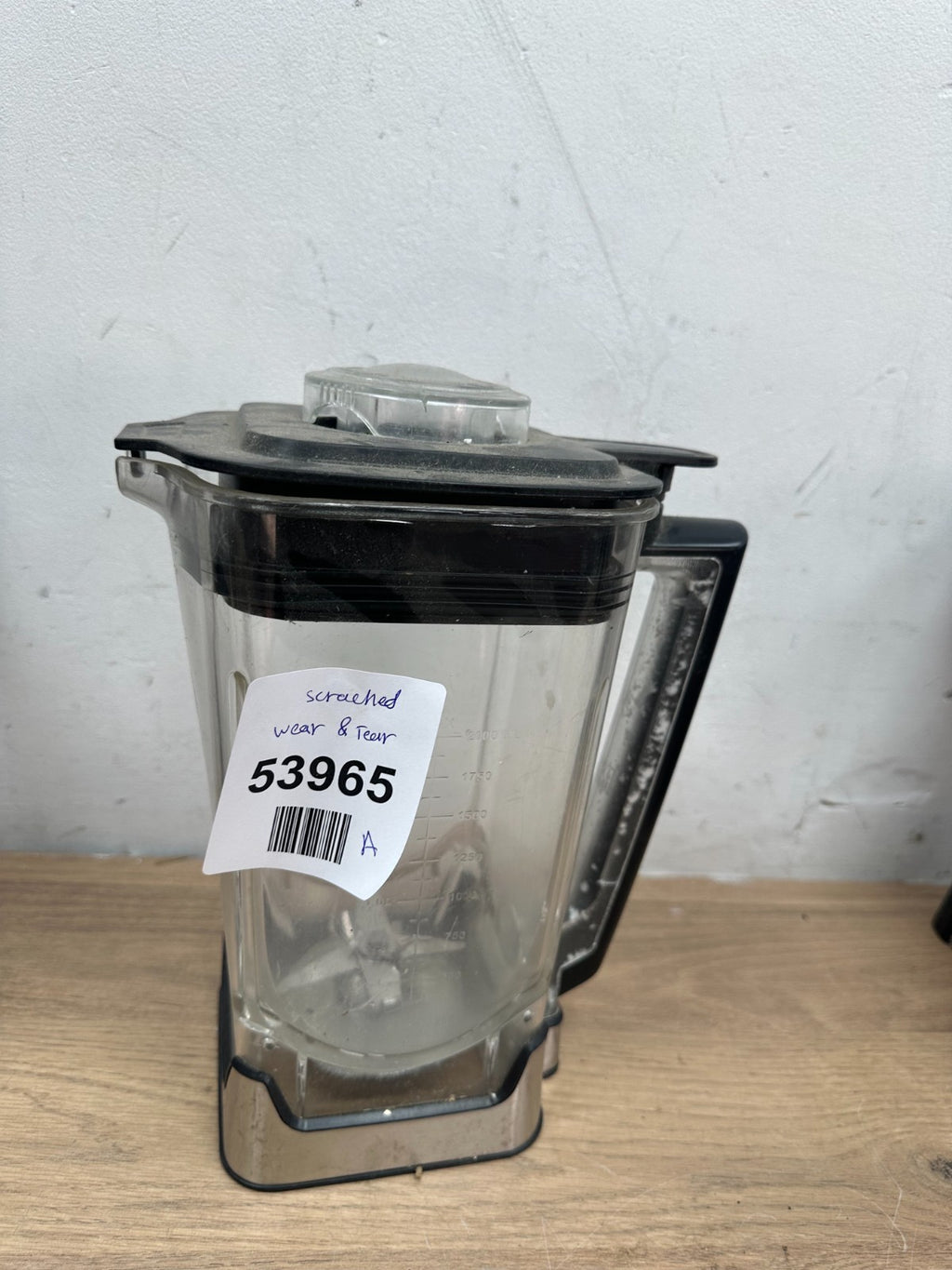 Replacement jug for ninja- Scratched, wear & tear