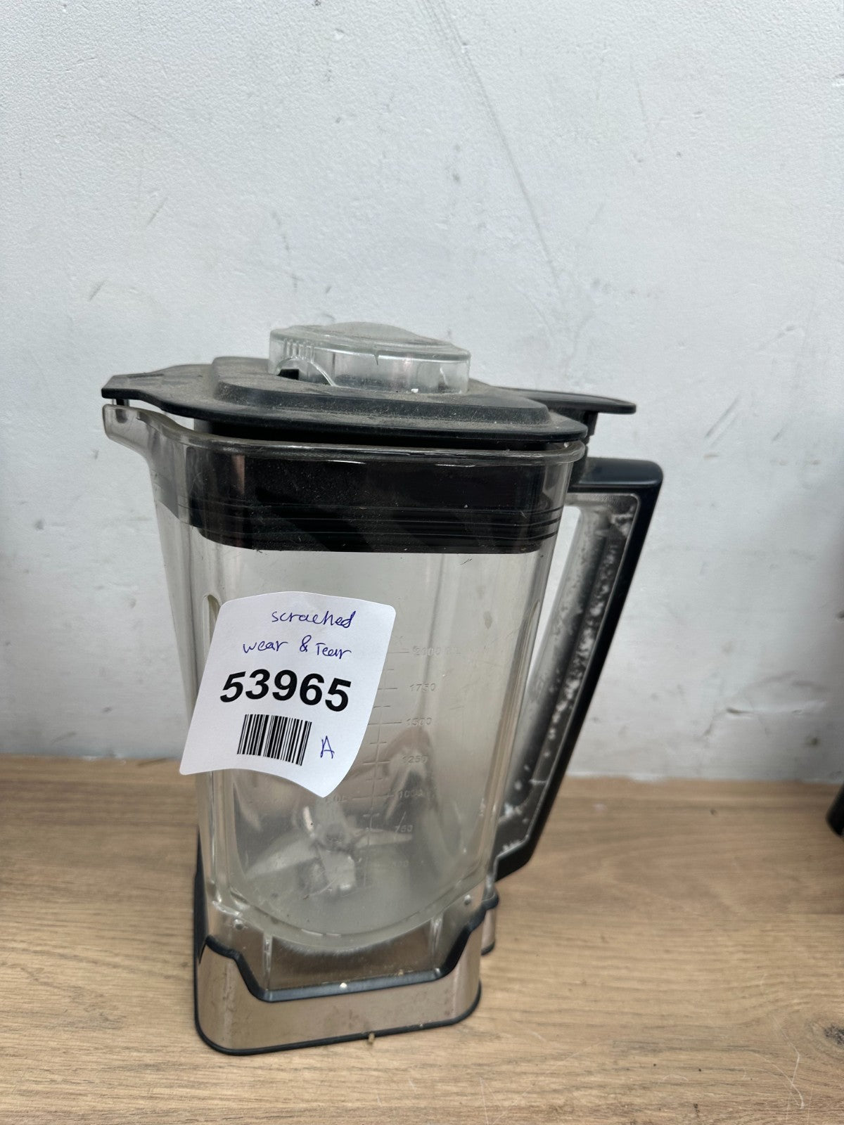 Replacement jug for ninja- Scratched, wear & tear