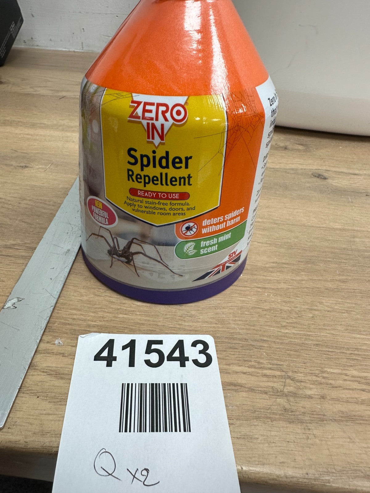 Zero In Spider Repellent – Indoor Peppermint Oil Spray – Non-Toxic, Natural Mint
