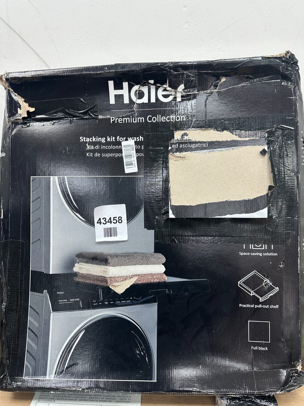 Haier Premium Universal Stacking Kit - Damaged