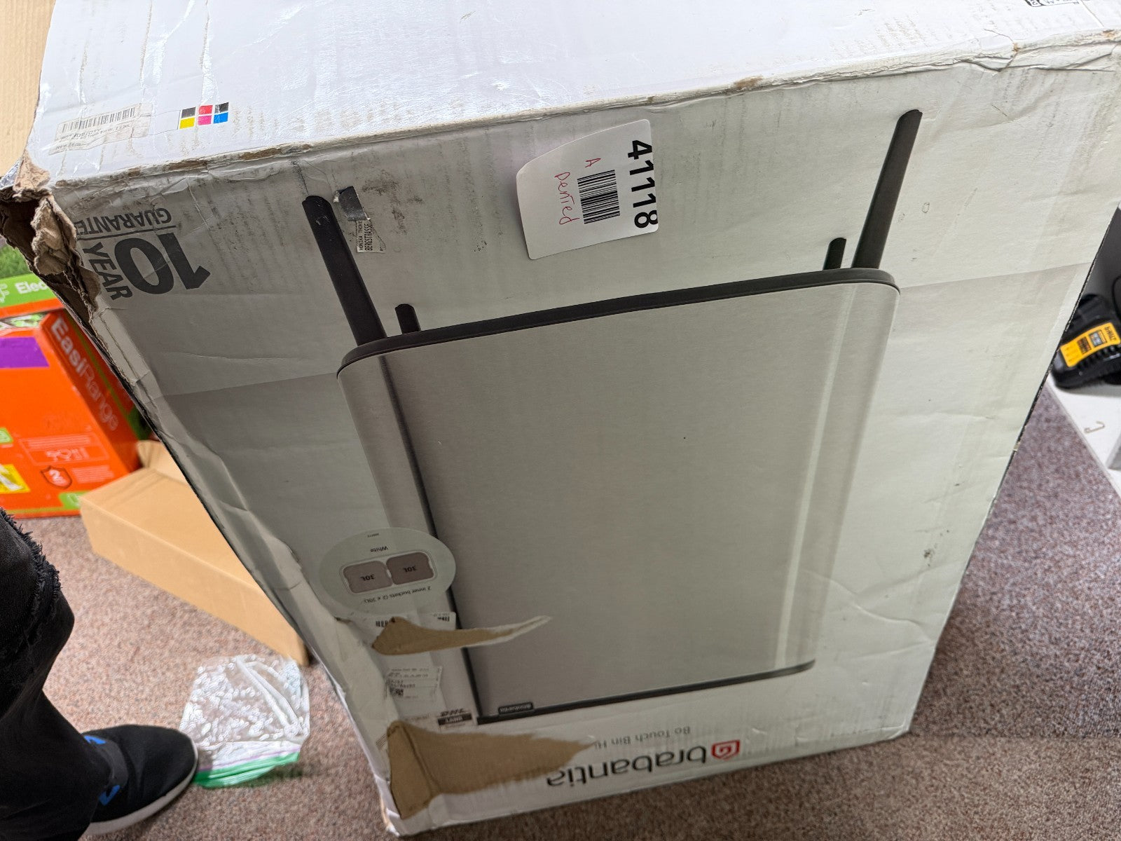 Brabantia Bo Touch Bin Hi - White