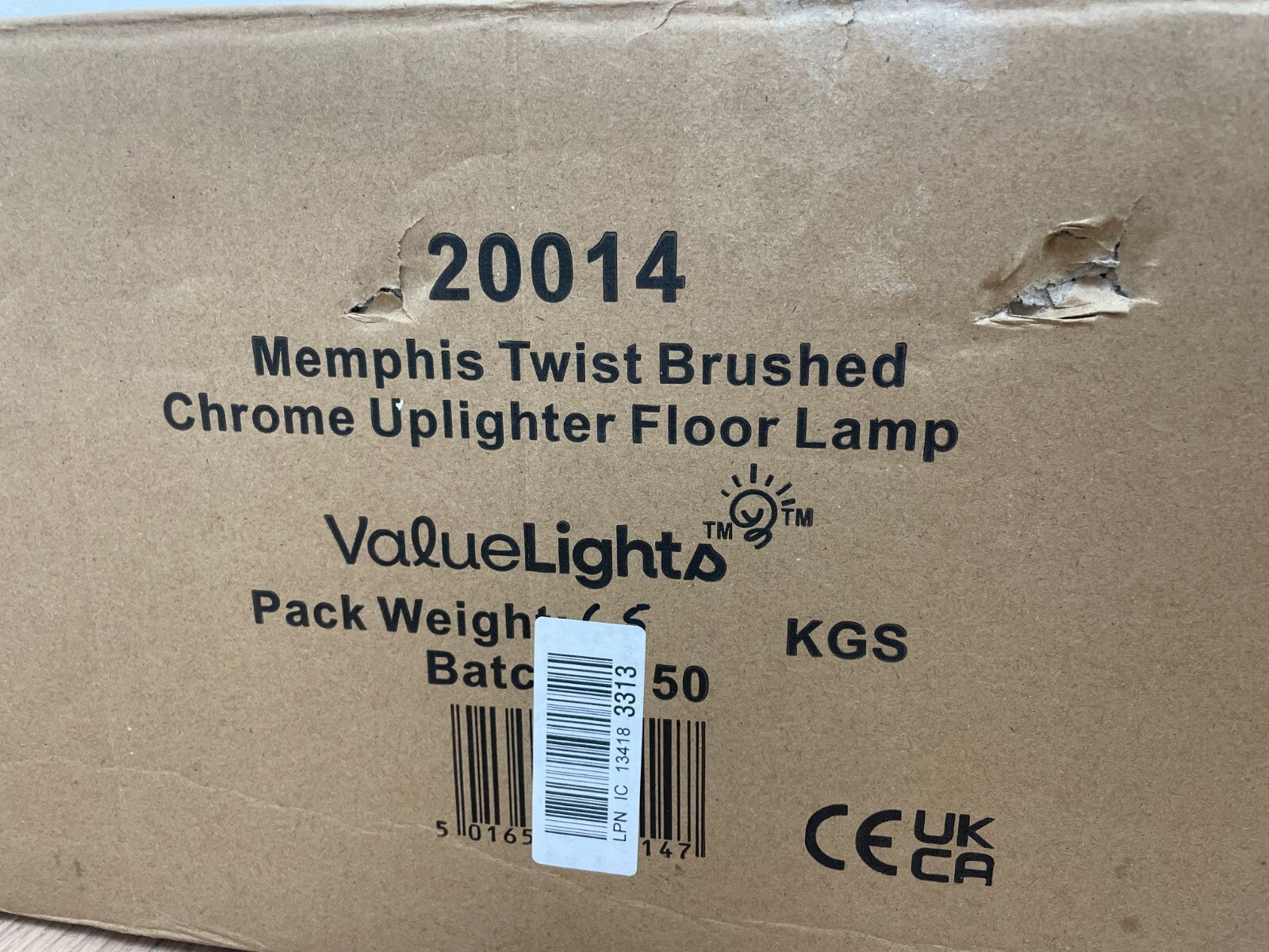 ValueLights Memphis Traditional Floor Lamp