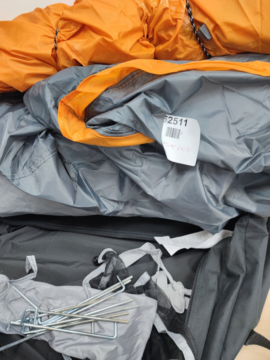 Amazon basics dome camping tent