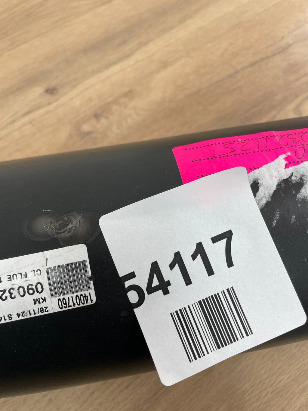 5 Inch x 1000mm Matt Black Flue Pipe — Used (photo 6)