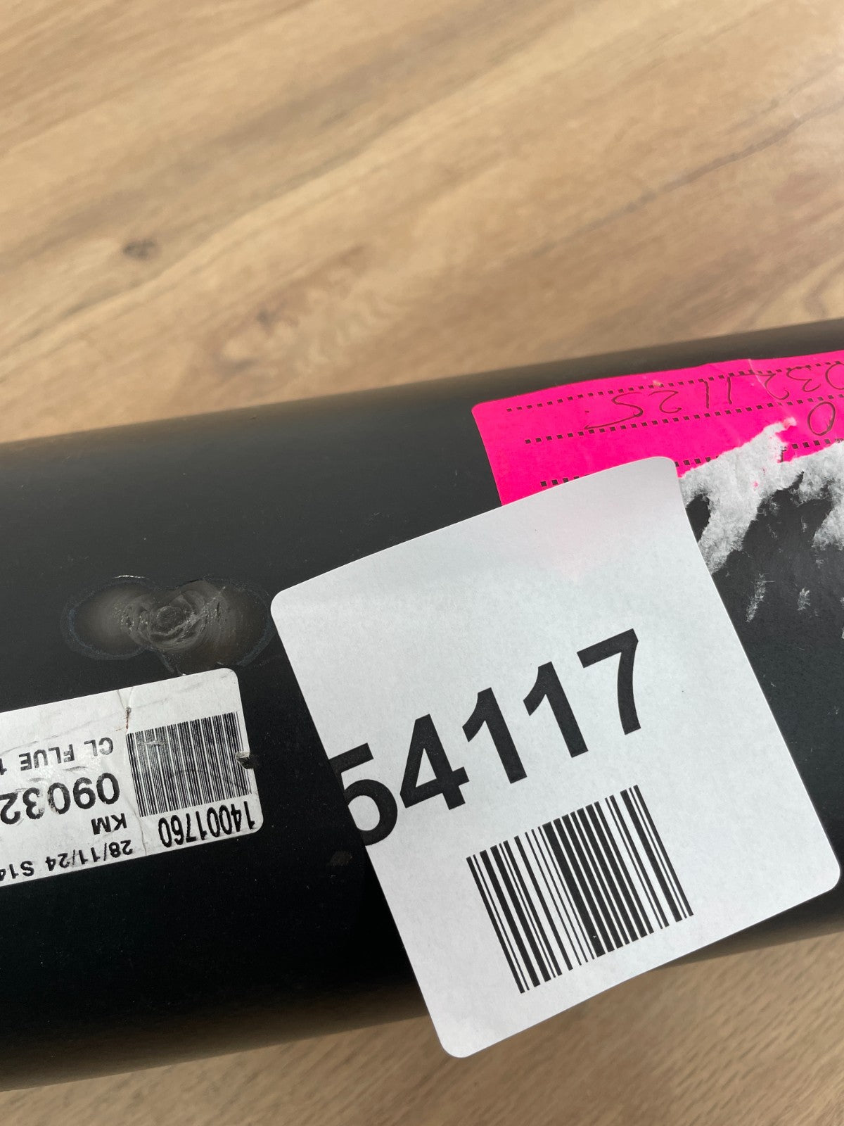 5 Inch x 1000mm Matt Black Flue Pipe — Used (photo 6)