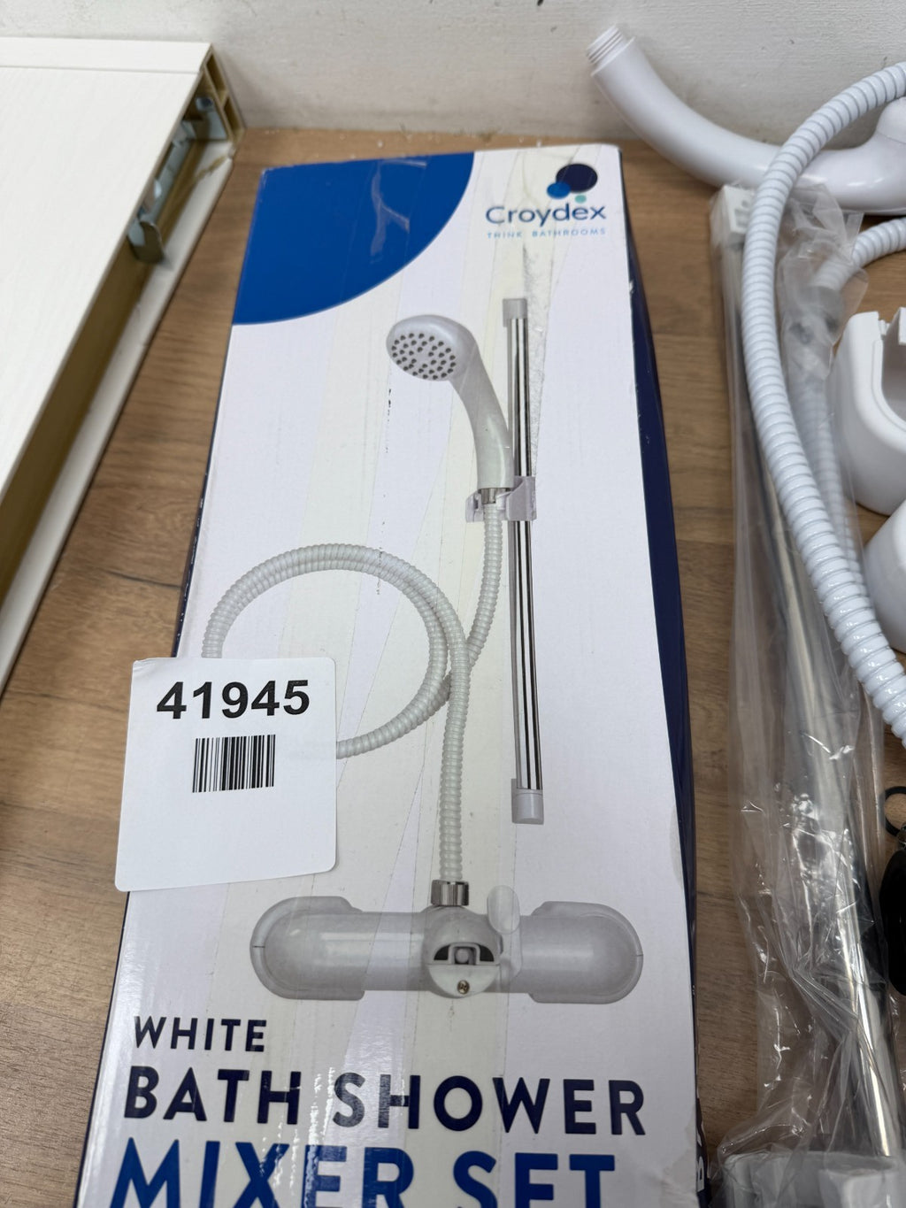 Croydex Bath Shower Mixer Set White And Silver — New (other) (photo 5)